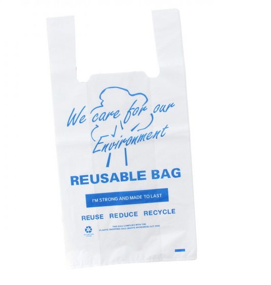 Reusable Carry Bag Medium Reusable Singlet Bag Carton/700